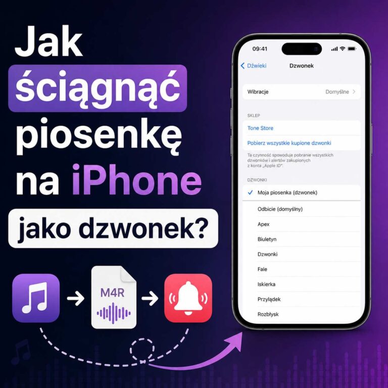 Jak ściągnąć piosenkę na iPhone jako dzwonek?